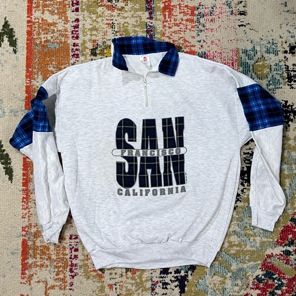 Vintage 1980s San Francisco California Tourism Destination 80s Sweatshirt - Picture 1 of 5